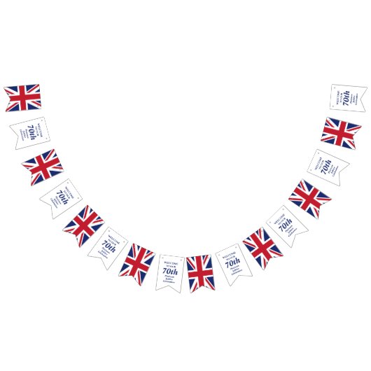 Bannière À Fanions Personnaliser chaque année UNION JACK (Tout)