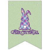 Bannière À Fanions Peter Cottontontail Plaid Pâques Bunny (Premier drapeau)