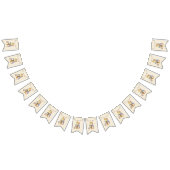 Bannière À Fanions Peter le lapin avec Jemima Premier anniversaire (Tout)