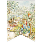 Bannière À Fanions Peter le lapin dans le jardin de M. Mc Gregor (Deuxième drapeau)
