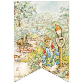 Bannière À Fanions Peter le lapin dans le jardin de M. Mc Gregor (Troisième drapeau)