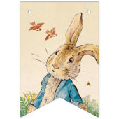Bannière À Fanions Peter Rabbit | Premier anniversaire du bébé (Premier drapeau)