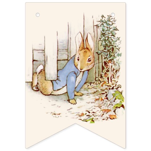 Bannière À Fanions Peter the Rabbit Garden Histoire Anniversaire (Deuxième drapeau)