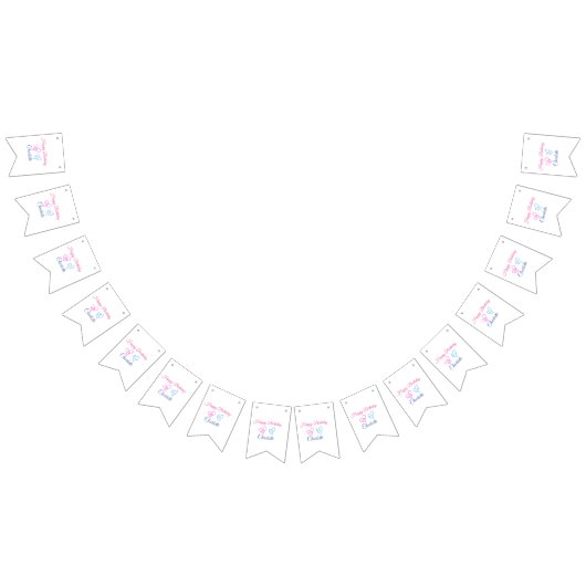 BANNIÈRE À FANIONS PETIT ANNIVERSAIRE DE CUTIE (Tout)