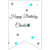 BANNIÈRE À FANIONS PETIT ANNIVERSAIRE DE CUTIE (Premier drapeau)