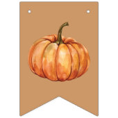 Bannière À Fanions Petit Baby shower Citrouille (Premier drapeau)