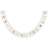 Bannière À Fanions Petit Baby shower de miel doux (Tout)