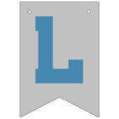 Bannière À Fanions Petit Baby shower Gentleman | (Premier drapeau)