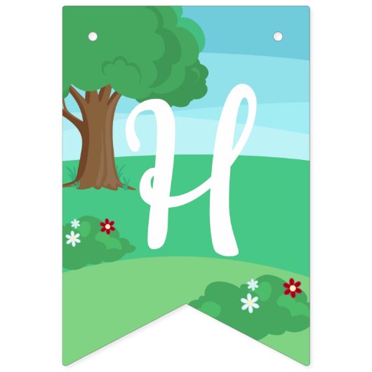 Bannière À Fanions Petit chaperon Rouge Filles de conte de Fairytale (Deuxième drapeau)