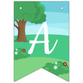 Bannière À Fanions Petit chaperon Rouge Filles de conte de Fairytale (Troisième drapeau)