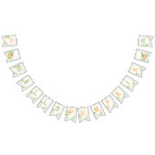 Bannière À Fanions Petit Citrouille Automne Baby shower neutre selon (Tout)