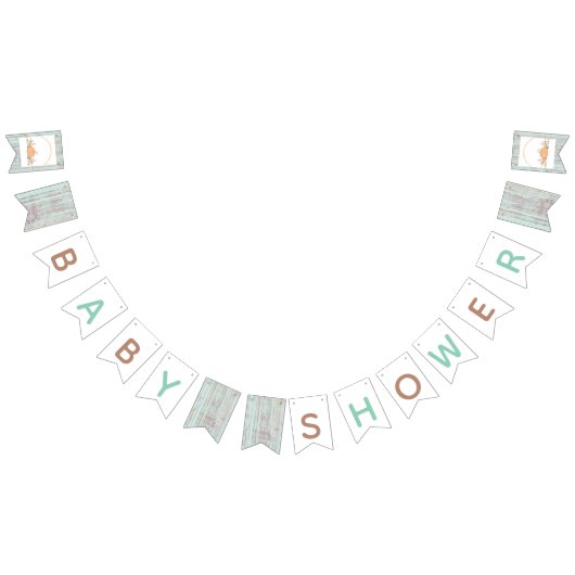 Bannière À Fanions Petit Citrouille Automne Baby shower rustique (Tout)