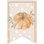 Bannière À Fanions Petit Citrouille Feuilles d'automne automne 1er an (Premier drapeau)