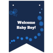 Bannière À Fanions Petit garçon de bienvenue (Troisième drapeau)