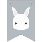 Bannière À Fanions Petit lapin mignon Anniversaire (Premier drapeau)