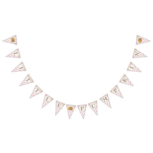 Bannière À Fanions Petite fille Bunting Citrouille Décoration d'anniv (Tout)