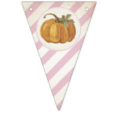 Bannière À Fanions Petite fille Bunting Citrouille Décoration d'anniv (Premier drapeau)