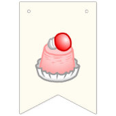 Bannière À Fanions Petits gâteaux d'anniversaire (Premier drapeau)