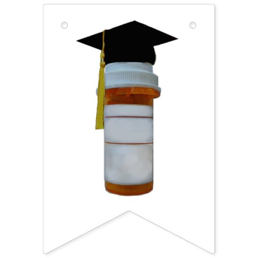 Bannière À Fanions Pharmacy School Graduation (Deuxième drapeau)