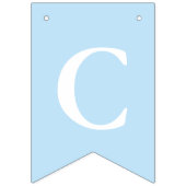 Bannière À Fanions Photo Bleu de croix d'argent (Premier drapeau)