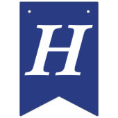 Bannière À Fanions Photo Blush Pink Gradient Joyeux anniversaire (Deuxième drapeau)