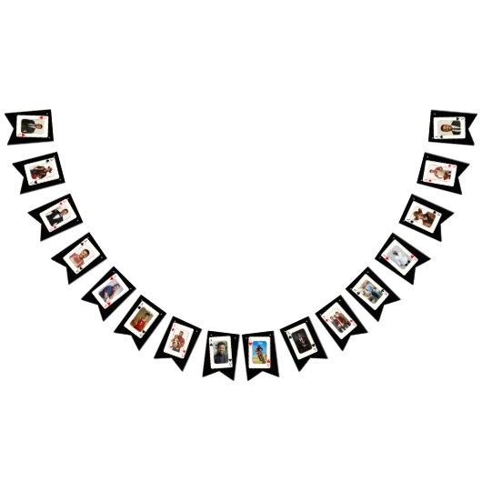 Bannière À Fanions Photo Bunting personnalisé, Casino Poker personnal (Tout)