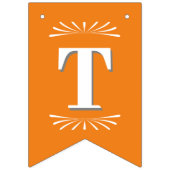 Bannière À Fanions Photo Citrouille de Thanksgiving (Troisième drapeau)