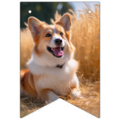 Bannière À Fanions Photo de compagnie personnalisée (Troisième drapeau)