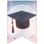 Bannière À Fanions Photo de la fête de graduation moderne (Premier drapeau)