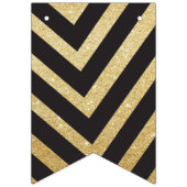 Bannière À Fanions Photo moderne de parties scintillantes d'or et (Premier drapeau)