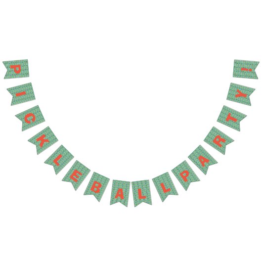 Bannière À Fanions Pickleball été (Tout)