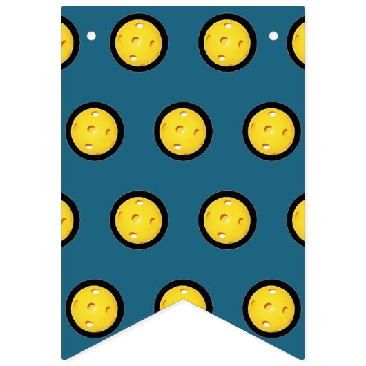 Bannière À Fanions Pickleball Party (Deuxième drapeau)