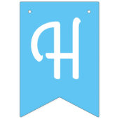 Bannière À Fanions Pingouin mignon hiver heureux Anniversaire Bannièr (Deuxième drapeau)