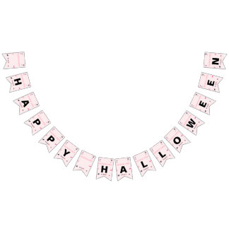 Bannière À Fanions Pink Bunting halloween banner