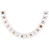 Bannière À Fanions Pink First Birthday Photo Banner ONE Theme (Tout)