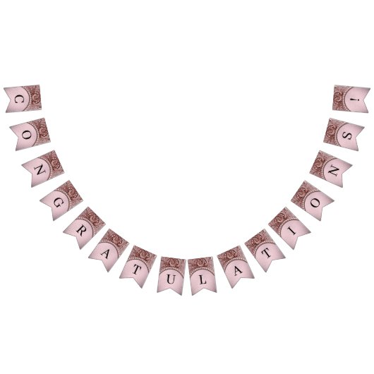 Bannière À Fanions Pink Flower Bunting Flag (Tout)