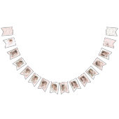 Bannière À Fanions Pink miss onderful 1er anniversaire interdiction m (Tout)