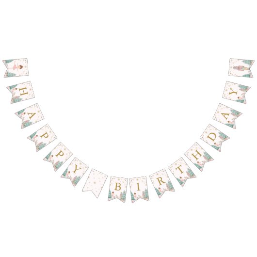 Bannière À Fanions Pink Nutcracker Ballet Birthday Bunting Flags (Tout)