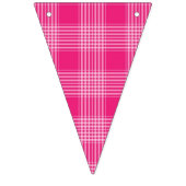 Bannière À Fanions Pink Plaid C'est une fille Baby shower Bunting (Deuxième drapeau)