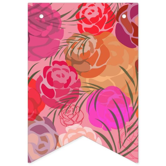 Bannière À Fanions Pink plants (Deuxième drapeau)