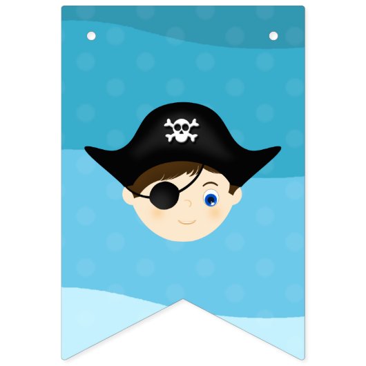 Bannière À Fanions Pirate Boy (Premier drapeau)