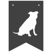 Bannière À Fanions Pit Bull Chien Baby Pitbull Douche Genre Neutre (Premier drapeau)