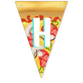 Bannière À Fanions Pizza (Deuxième drapeau)