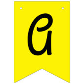 Bannière À Fanions Plage de la fête d'anniversaire du crabe (Troisième drapeau)