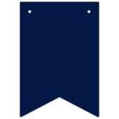 Bannière À Fanions plage nautique bleu marine mariage (Premier drapeau)