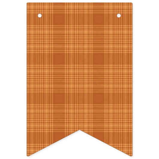 Bannière À Fanions Plaid Automne (Premier drapeau)