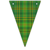 Bannière À Fanions Plaid vert foncé (Troisième drapeau)