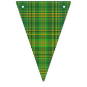 Bannière À Fanions Plaid vert foncé (Premier drapeau)