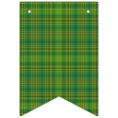 Bannière À Fanions Plaid vert foncé (Deuxième drapeau)