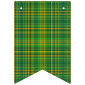 Bannière À Fanions Plaid vert foncé (Premier drapeau)